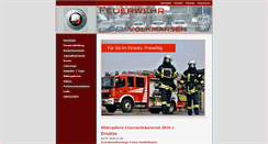Desktop Screenshot of feuerwehr-volkmarsen.de